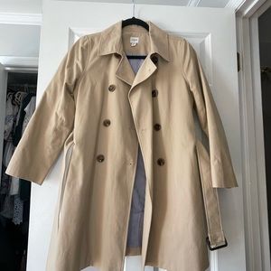 Jcrew trench coat in impeccable condition!